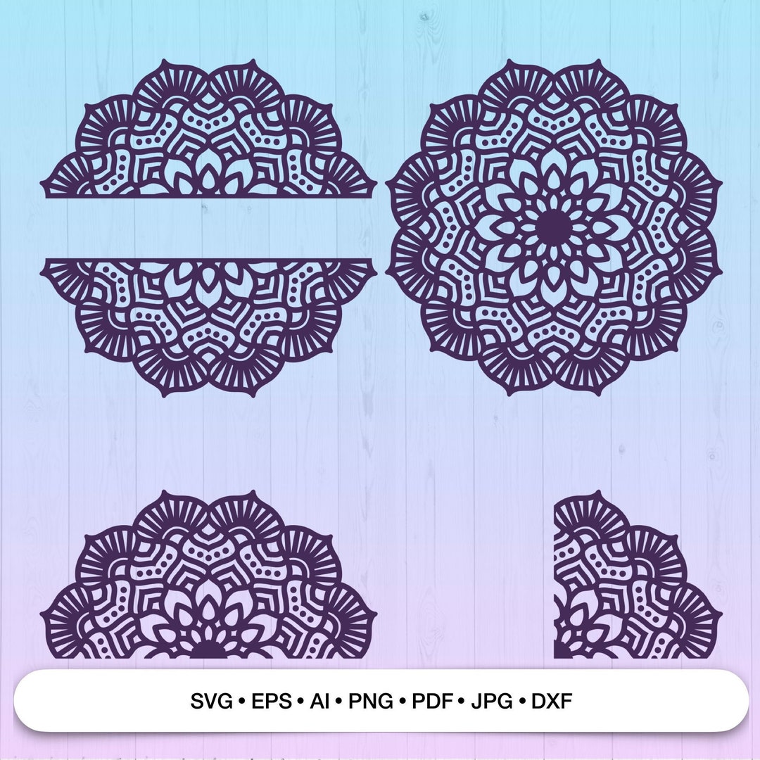 Mandala SVG File for Cricut - Etsy