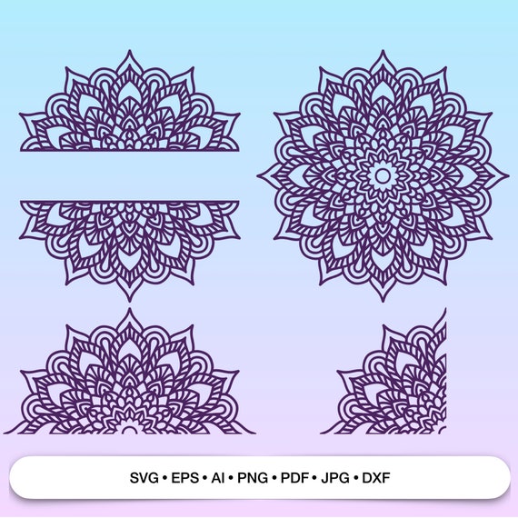 Mandala SVG File for Cricut - Etsy