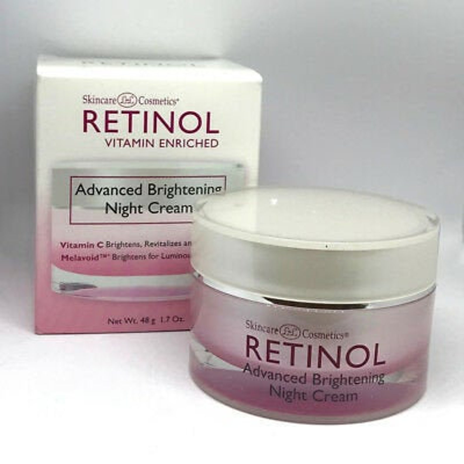 Skincare Cosmetics Retinol Advanced Brightening Night Cream Etsy