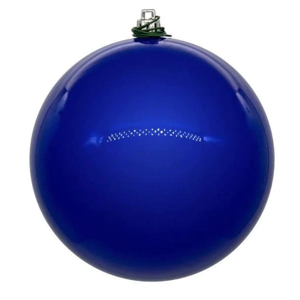 4” Cobalt Blue Shatterproof Ornament, Christmas Decor Supplies, Wreath Making Supplies, Wreath Decor