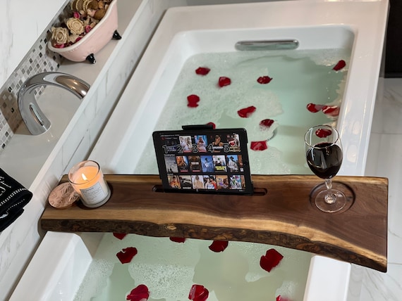 22 Cool Bathtub Caddies or Marvelous Bathtub Tray Design Ideas To Enjoy  Every Moment