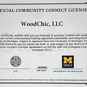 University of Michigan Decorative Wood Tray I Catch All Tray | Alumni Gift | Grad Gift | College Announcement | Custom Engraving bild 10
