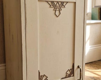 Art Deco Wood Trim Set, Geometric Filigree Decals