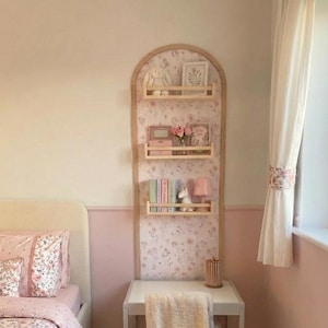 Houten boogmuurversiering: doe-het-zelfmuurdecoratie, hardhoutlaag