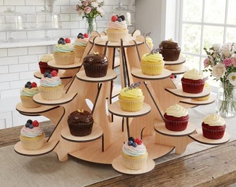 Tiered Cup Cake Display Stand