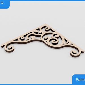 Decorative Corner Trims 5 Styles in any Custom Size and 5 Material Thicknesses, Decorative Inlays, Ply, Poplar, Art Décor Design