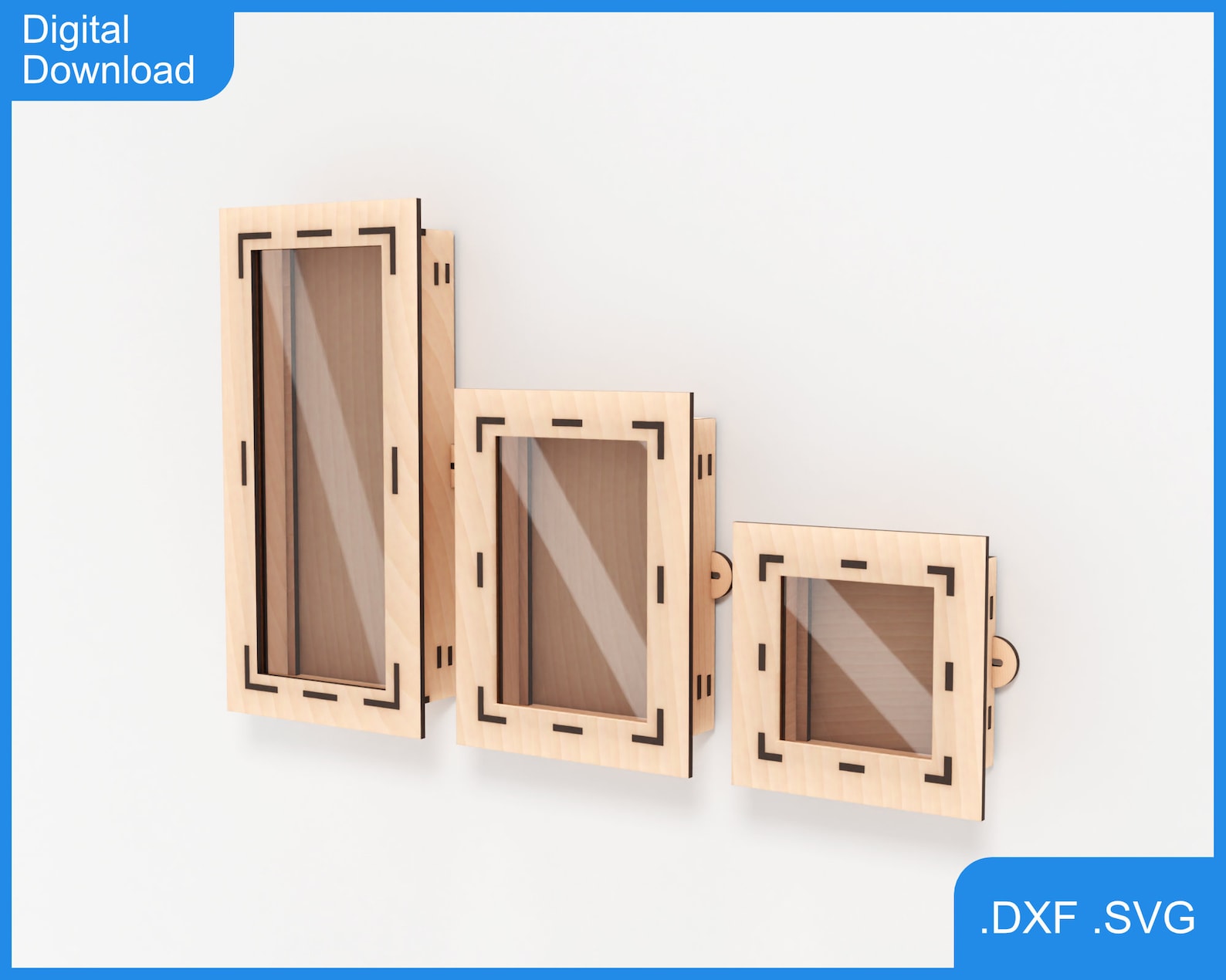 Shadow Box Design .SVG .DXF Templates Etsy