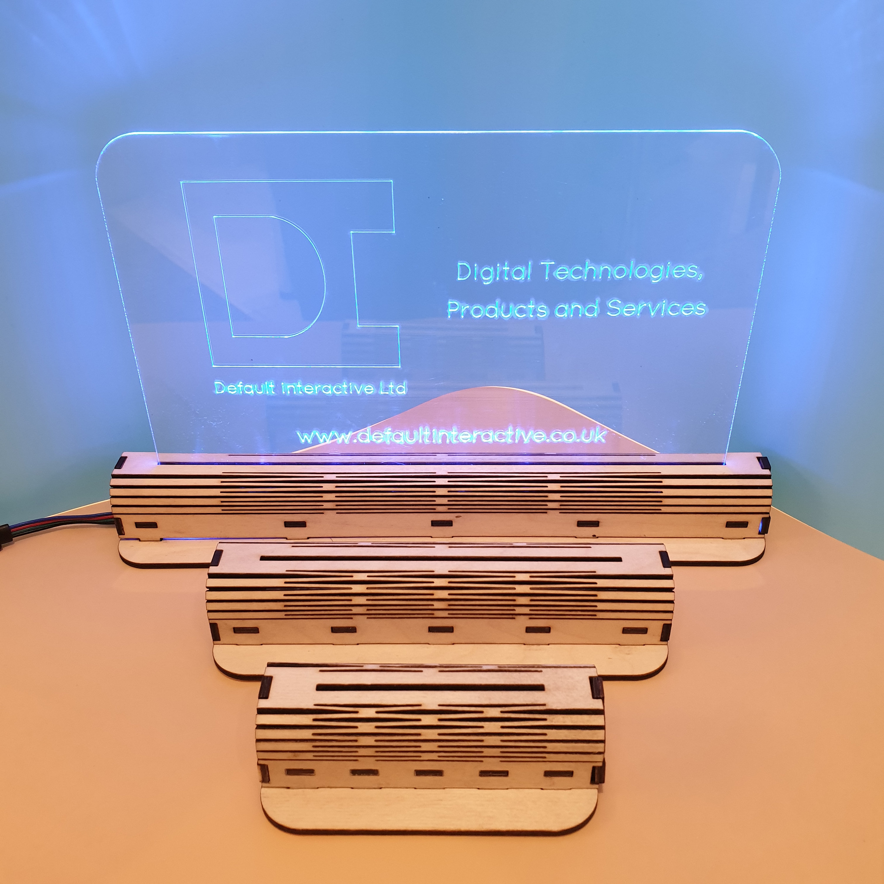 LED Light Base Living Hinge Acrylic Wood Base Night Light Etsy UK