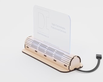 LED Light Base .SVG .DXF Templates