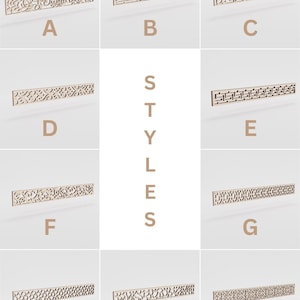 Fretwork Filigree Decorative Strips image 2