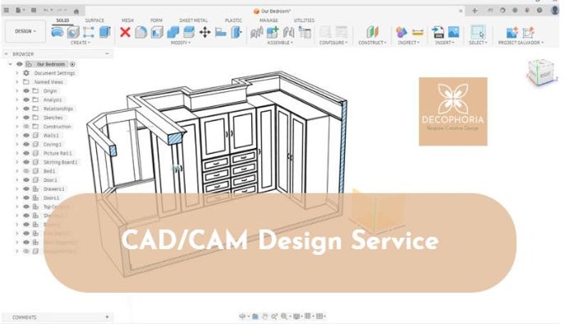 Fusion 360 CAD Design Service, Vector Files, DXF, SVG image 2