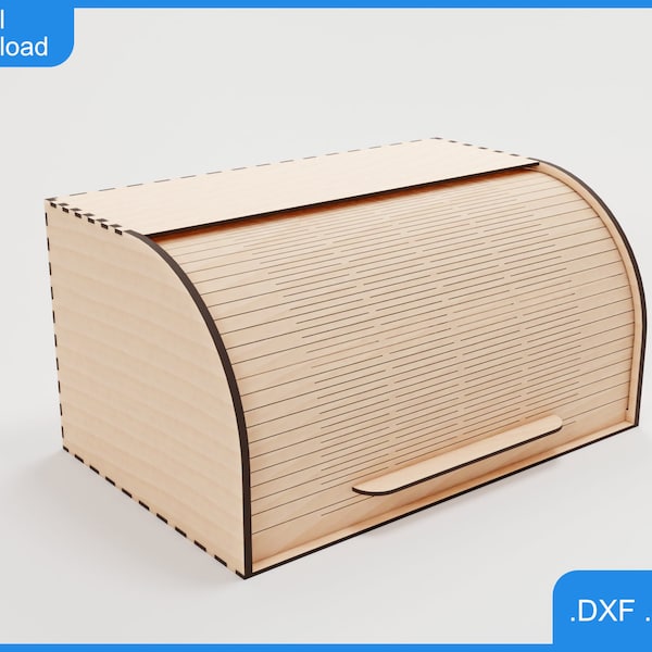 Découpez votre propre corbeille à pain au laser, fichiers DXF et SVG, conçu pour un matériau de 3 mm d'épaisseur