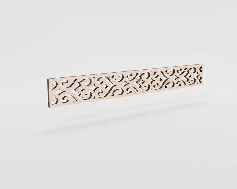 Fretwork Filigree Decorative Strips Style D