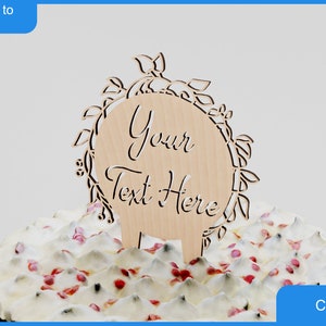 Wooden Cake Toppers