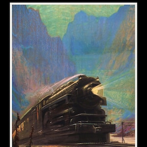 Trans-Canada, Canadian Pacific Railway Ver. VI, póster de guerra vintage sobre lienzo de algodón duradero, 50 x 70 cm, 20 x 25&quot; aprox.