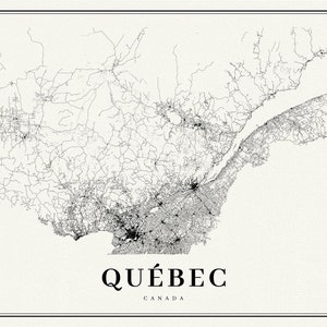 Quebec, A Modern Map