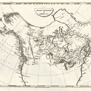 Arrowsmith, Posiadłości brytyjskie w Ameryce, 1812, mapa na grubym płótnie bawełnianym, ok. 20 x 25".