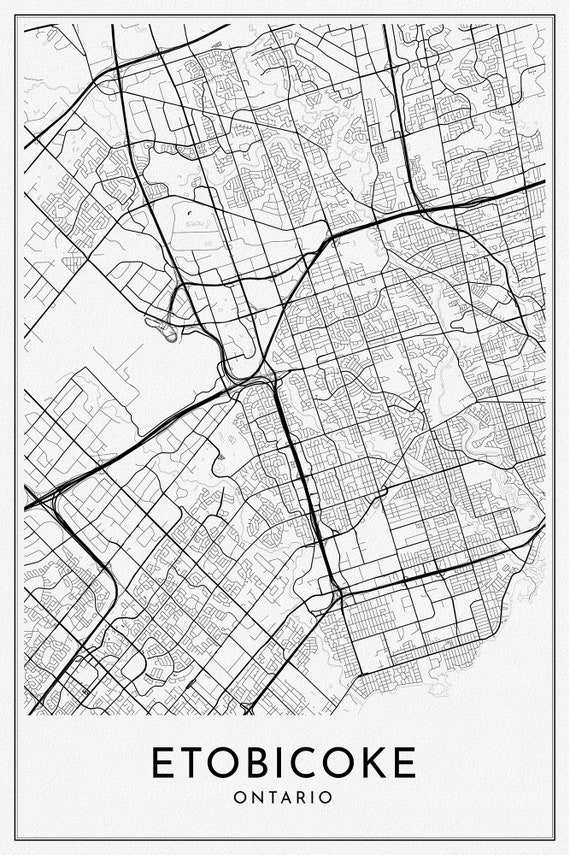 Etobicoke, Toronto, A Modern Map