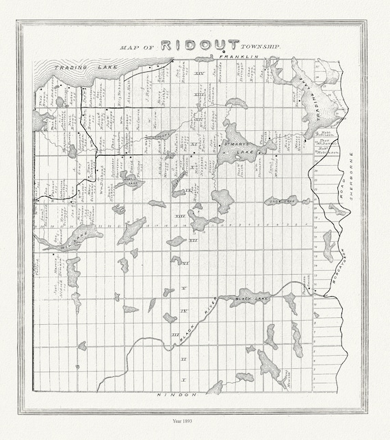 Muskoka-Haliburton, Ridout Township,1893