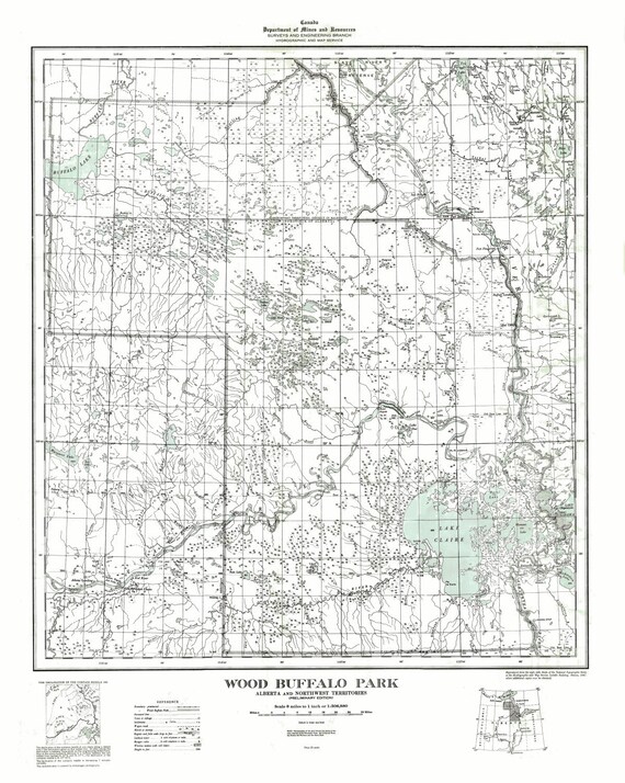 Wood Buffalo Park, Alberta and Northwest Territories, 1947