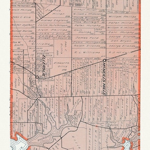 PEI: Landkarte 12, Prince County, Prince Edward Island, 1925, Vintage Karte auf langlebiger Baumwollleinwand, 50 x 70 cm oder 20x25" ca.