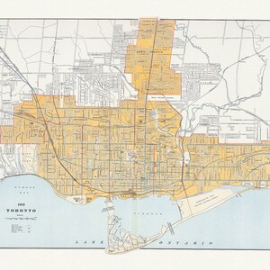 Toronto: Chalifour et Canada Department of the Interior, 1915 , mapa sobre lienzo de algodón pesado, 22x27" aprox.