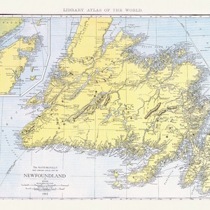 Neufundland, 1912, Rand McNally und Company