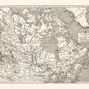 J.W. Clement Co., Canada, 1943 Ver. BWMWS70, map on heavy cotton canvas, 20 x 25" approx.