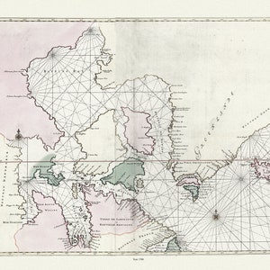 Carte particulière de l'Amerique septentrionale ou sont compris le destroit de Davids, le destroit de Hudson, Mortier auth.,1700, 20x25"