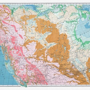 Canada Department of the Interior, West sheet, Physical map of the Dominion of Canada, 1915 , map on heavy cotton canvas, 22x27" approx.
