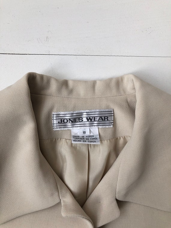 Vintage Jones New York Button Pocket Jacket | Cre… - image 10