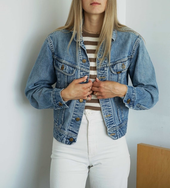 Lee FRONTIER - Button-down blouse - mid cascade/blue denim - Zalando.de