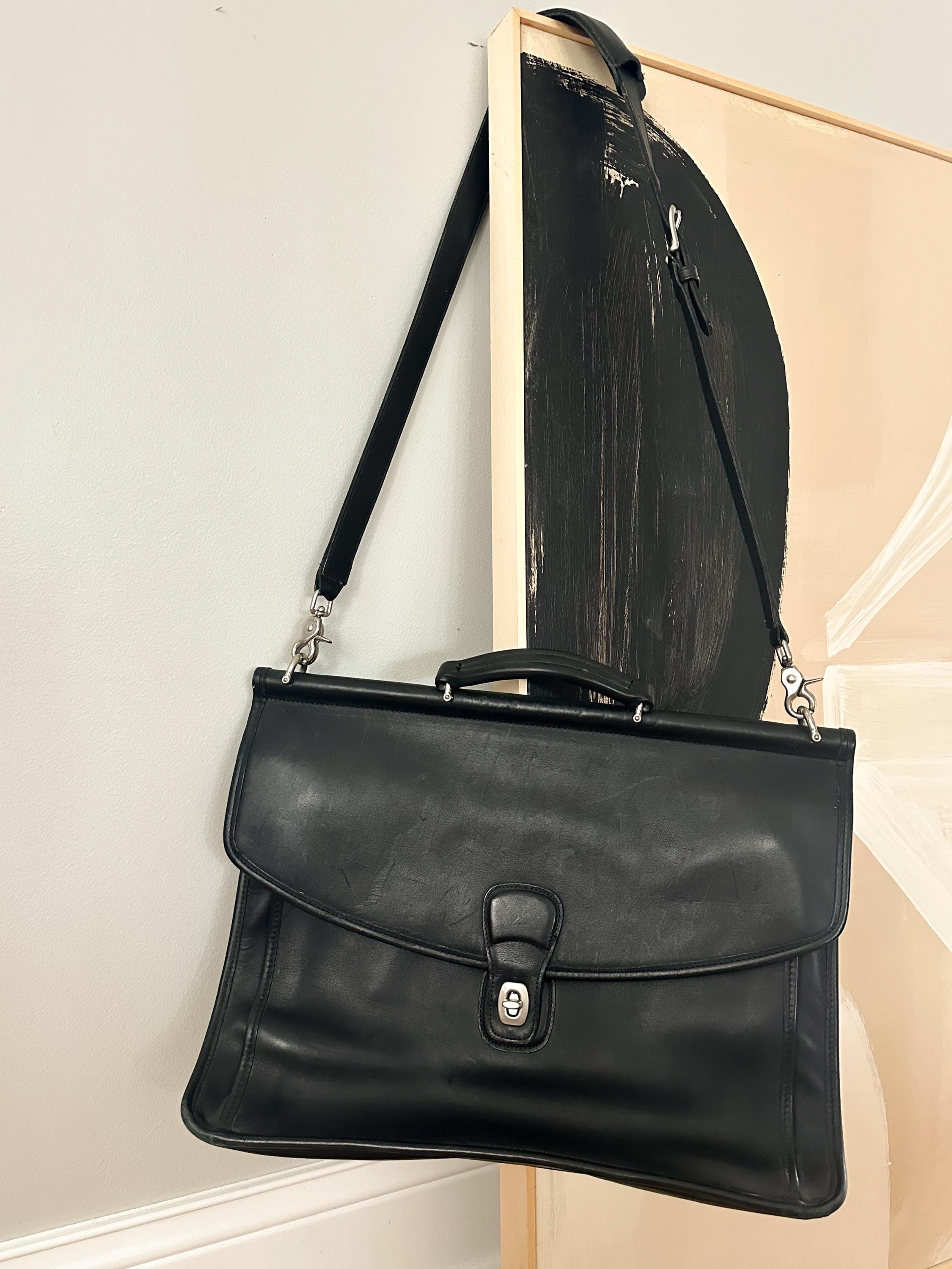 90s coach briefcase - Etsy 日本