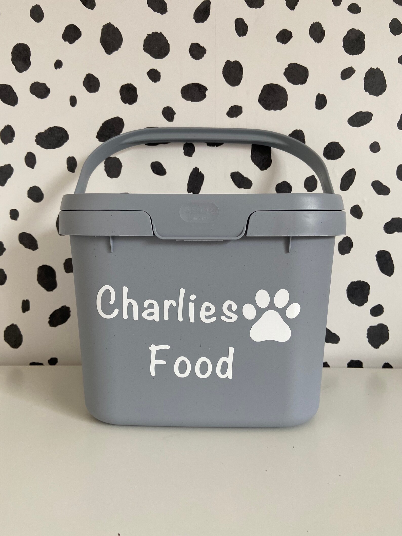 Personalised food caddy pet caddy food storage dog food Etsy