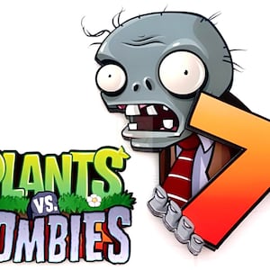 3D Plants vs. Zombies Cake Topper, Zombie Cake Decor, Custom Cake Topper