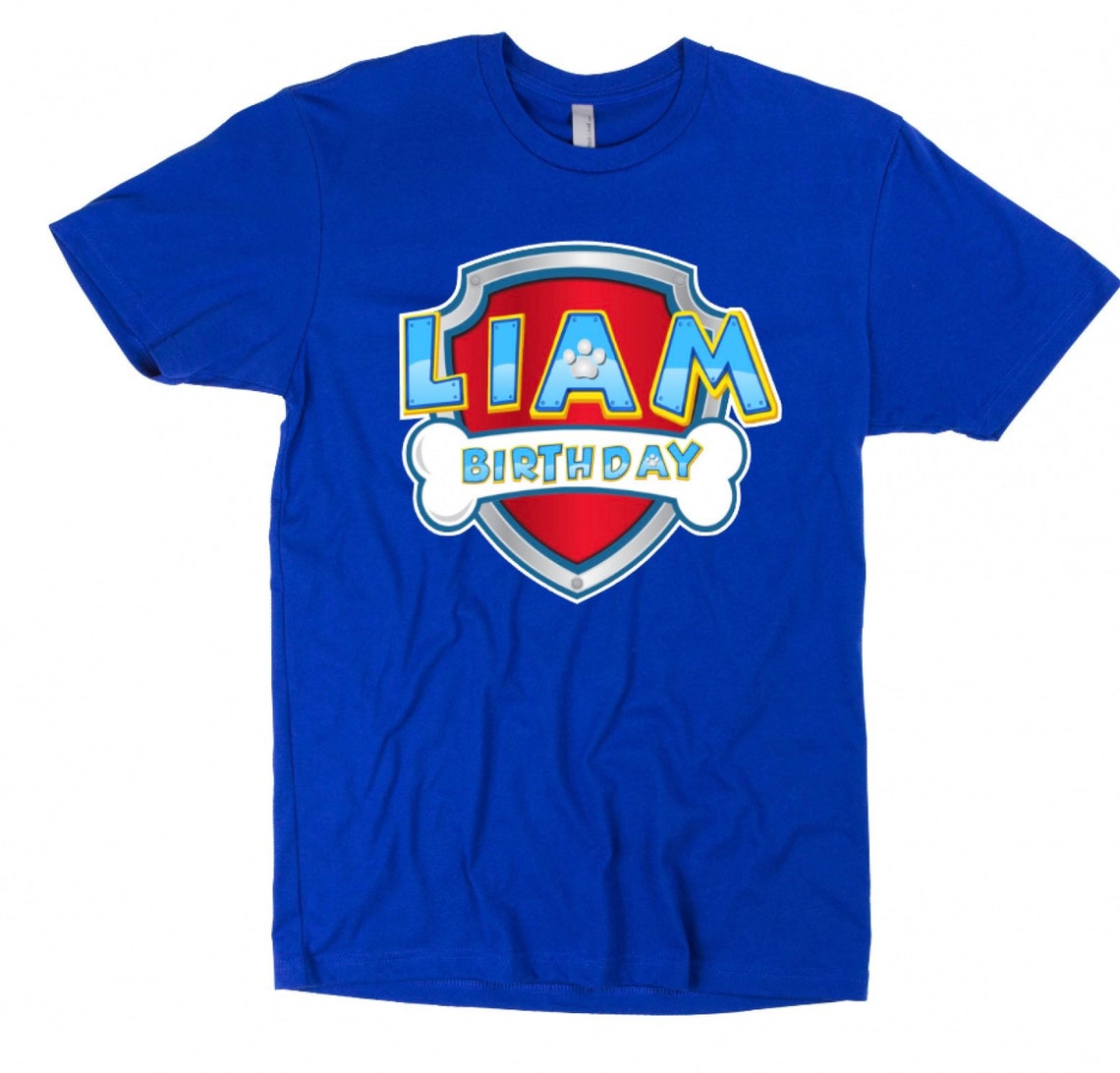 Paw Patrol Birthday Shirt Paw Patrol Matching Family | Etsy