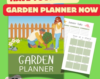 Garden Planner Printable PDF, Gardening Planner Pages, Homestead Garden Organizer, Plant Tracker, Vegetable Garden Log, Instant Download