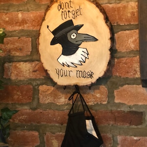 MASK WALL HANGER, mask holder, organizer, entryway decor