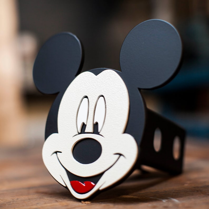Mickey Mouse Trailer Hitch Cover Etsy