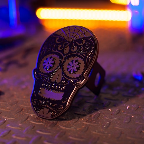 Sugar Skull Hitch Cover Etsy