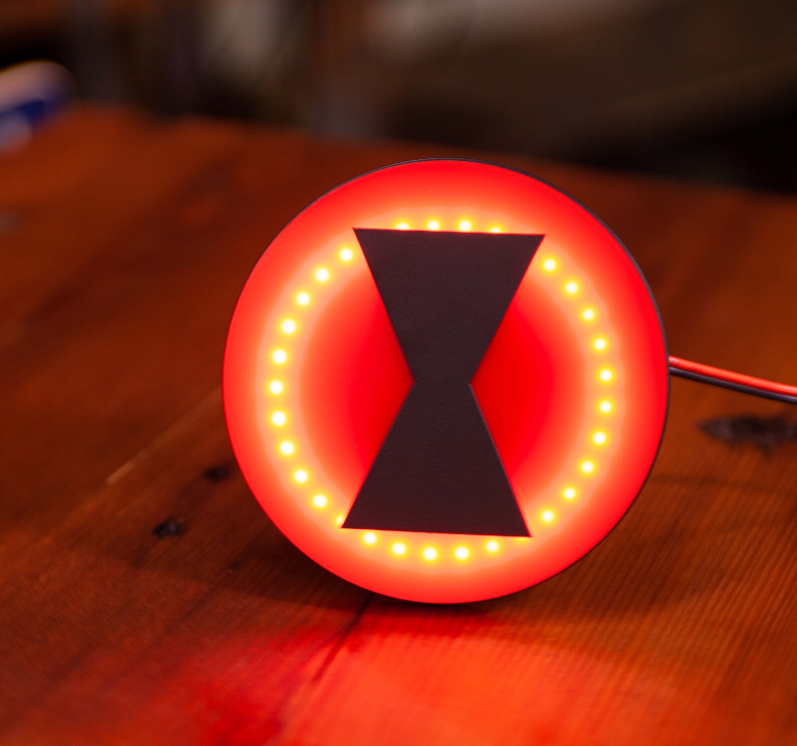 Black Widow LED Trailer Hitch Cover Etsy