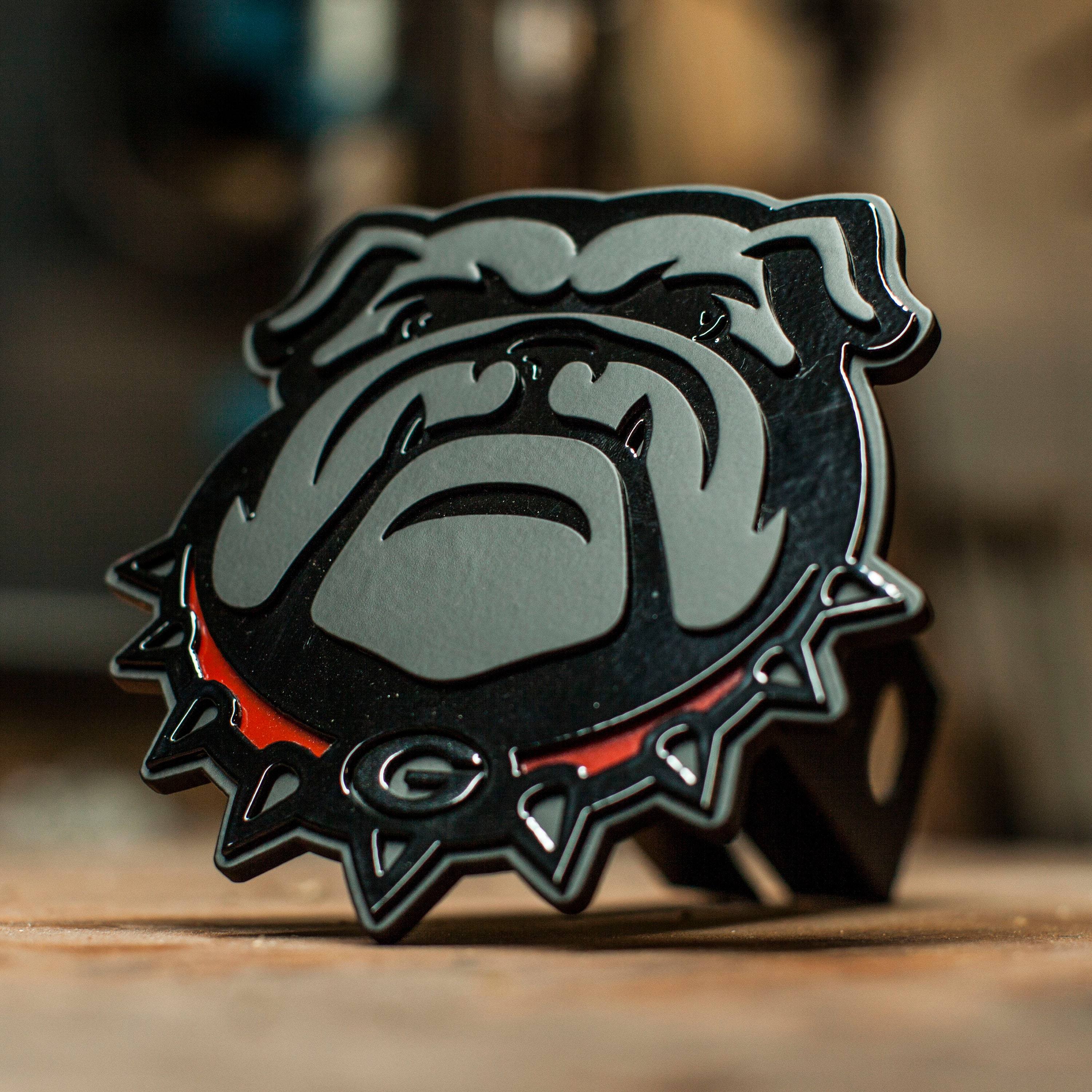 Blacked Out Bulldogs Trailer Hitch Cover Etsy