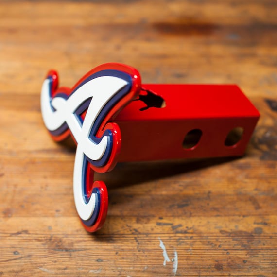 Atlanta Braves Hitch Cover — Kempter Kustoms