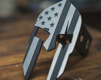 Stonewashed Leonidas - Trailer Hitch Cover