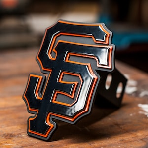 San Fransisco Giants Trailer Hitch Cover | Baseball MLB Fan Art | 2" Receiver Plug