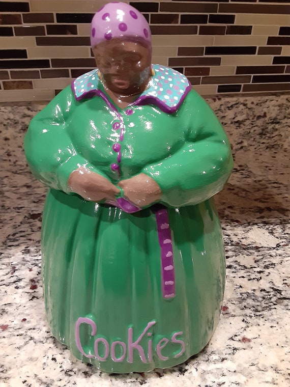 Vintage McCoy Mammy Female Cookie Jar 1940's Etsy