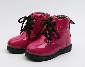 Funky Pink Patent Children/Toddlers Marten style boots