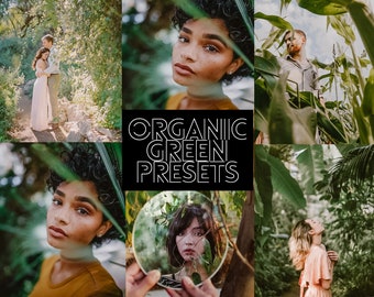 5 Organic Mobile & Desktop Lightroom Presets,  Natural Photo Editing Filter for Instagram Influencer, Green Travel Preset for Bloggers