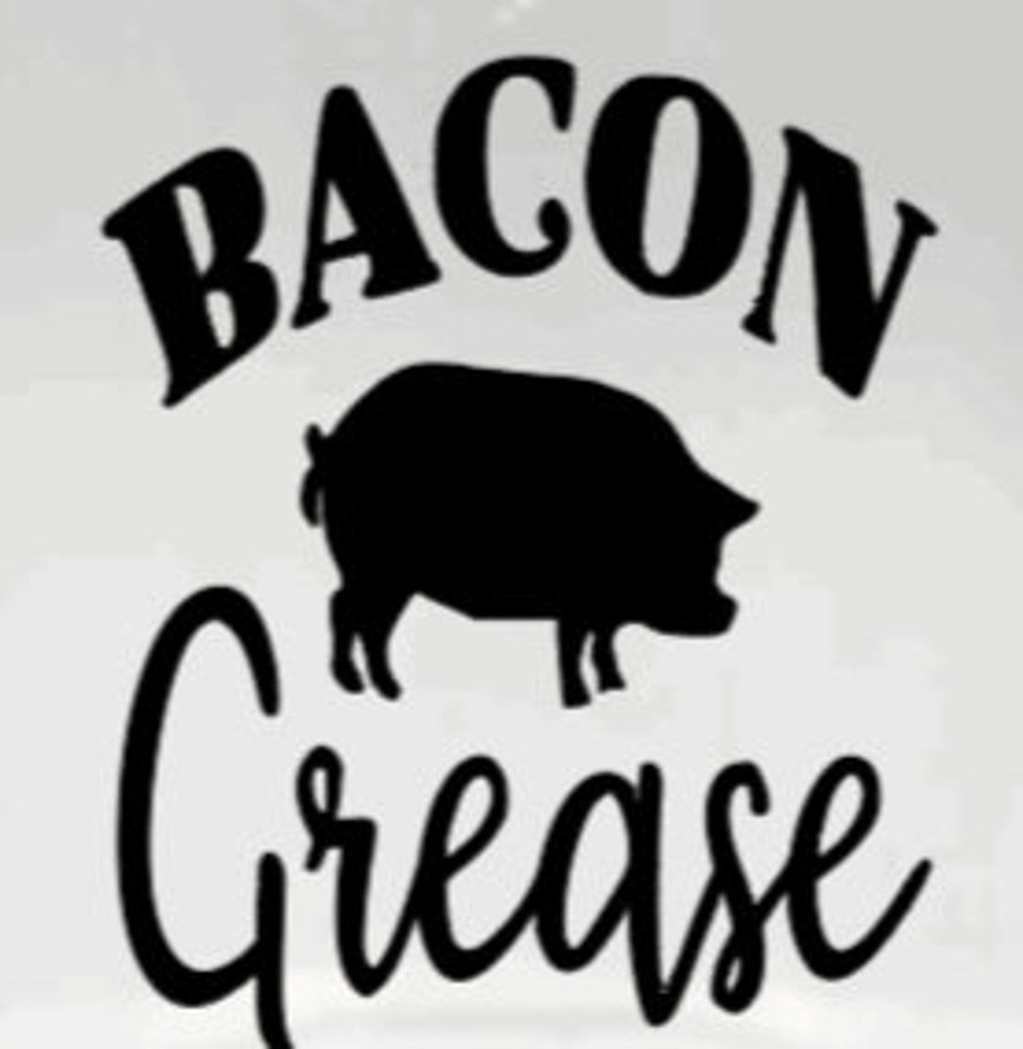 Bacon Grease Jar Glass Mason Jar Grease Container Etsy