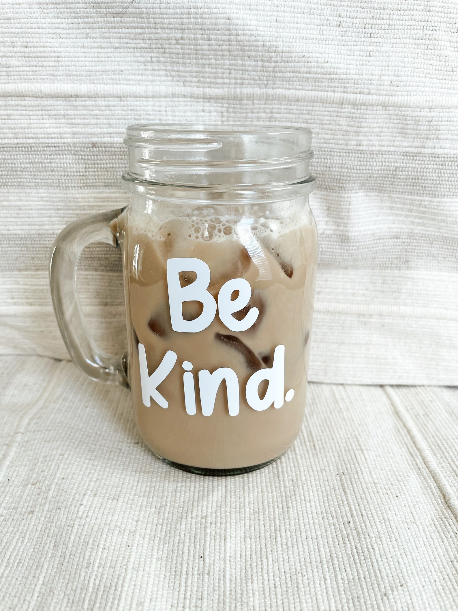 Glass Iced Coffee Mug Good Morning Iced Coffee Mug Iced Coffee Please